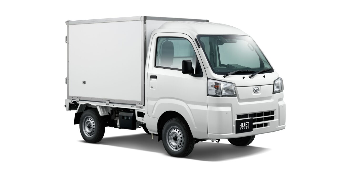 ハイゼットトラックアルミ低温冷凍車（軽冷凍車）