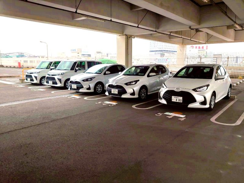 トヨタシェア 大宮ルミネ屋上駐車場ステーション